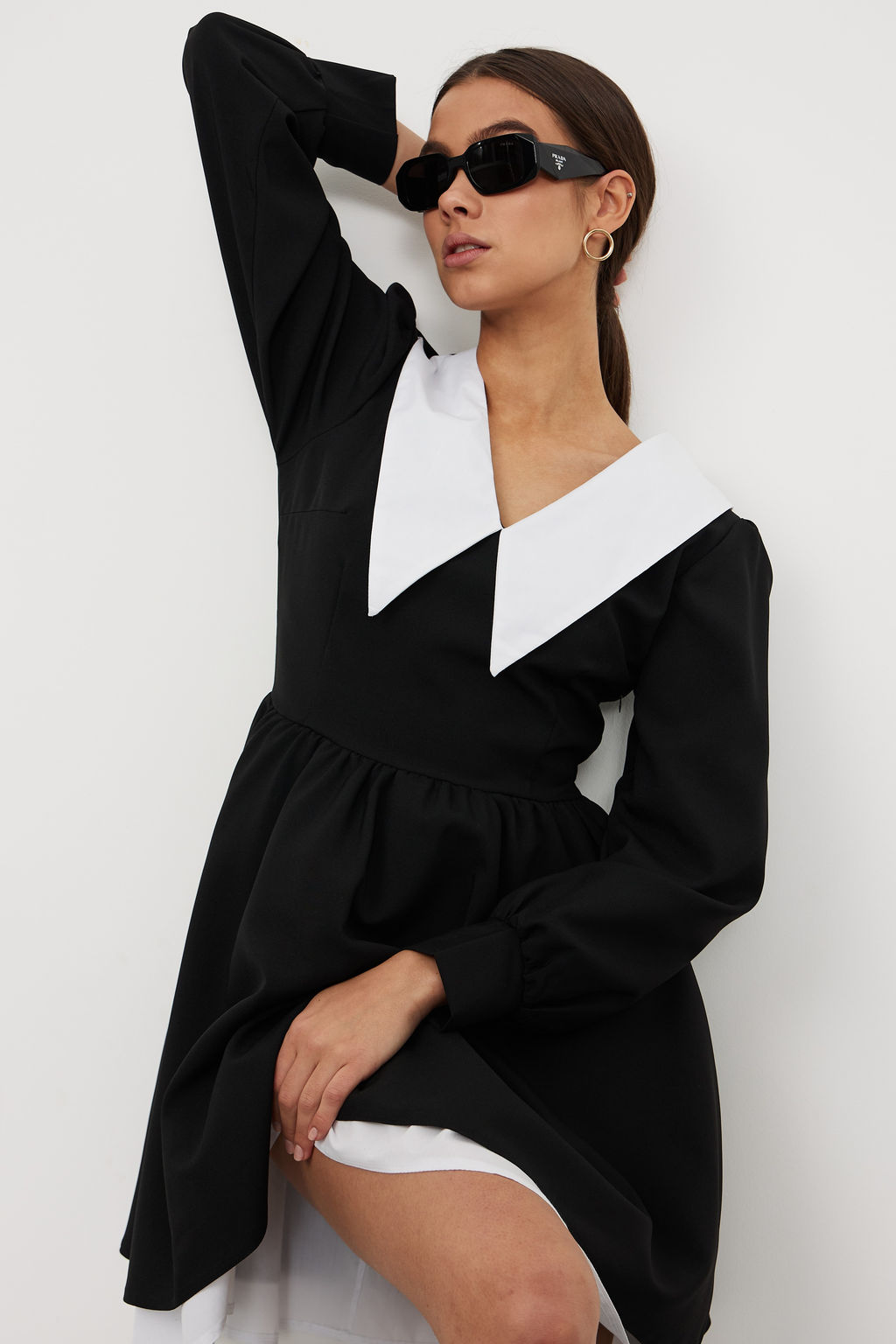 Платье Катерина (черное) П12784М - Lt collection фото 10