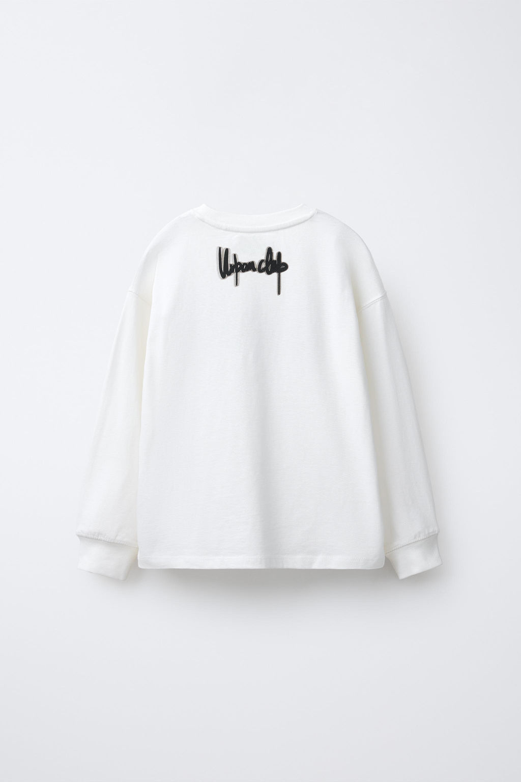 T-SHIRT WITH RAISED SLOGAN - Zara фото 2