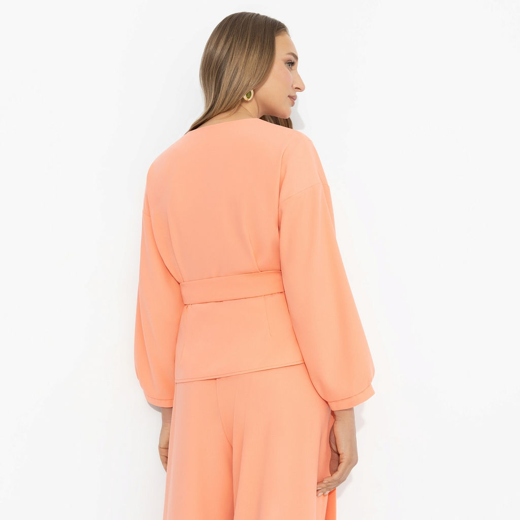 Блуза, освежающая лицо, Восхитительные охваты (теплый коралл) - Charutti фото 5