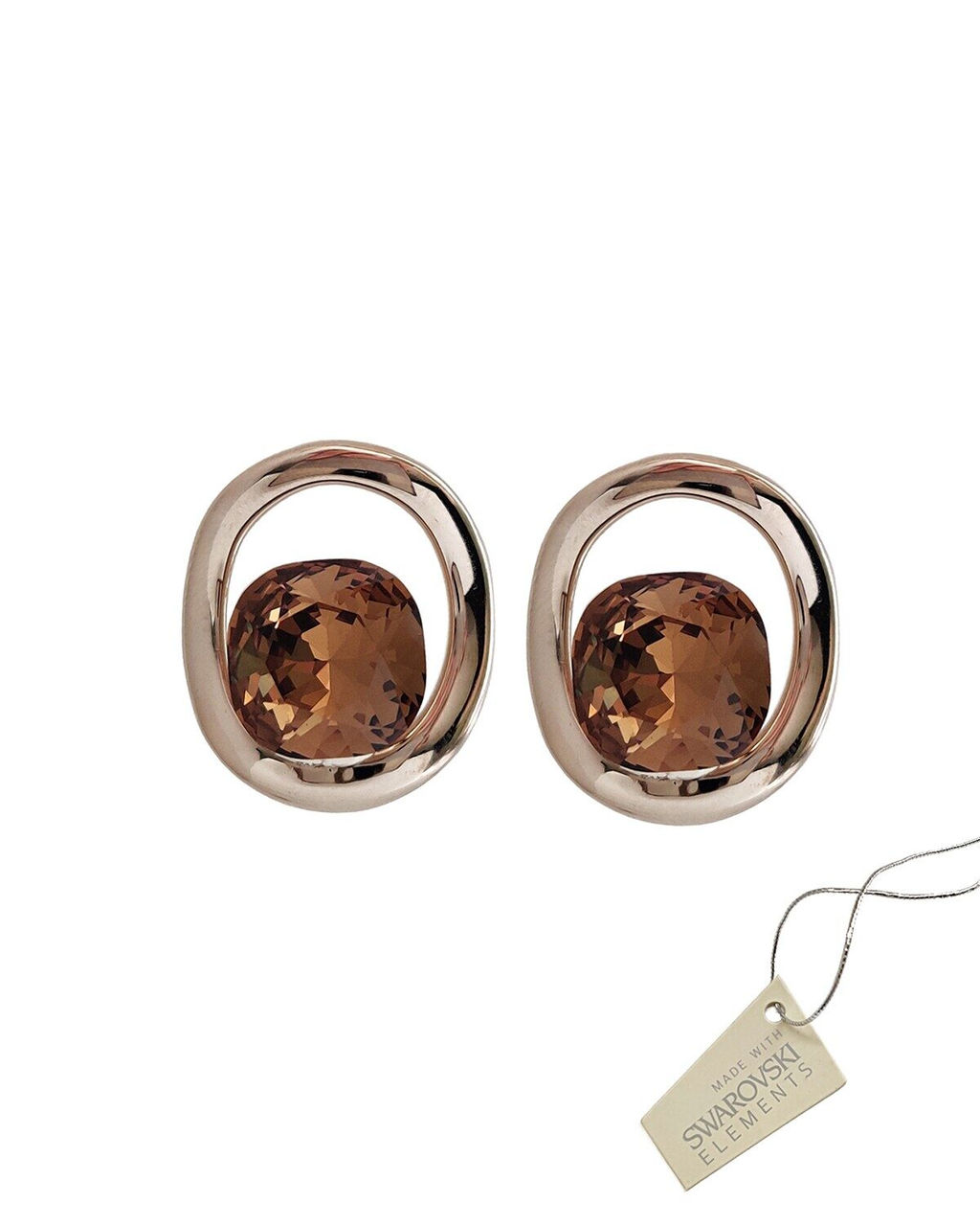 Серьги с кристаллами Swarovski