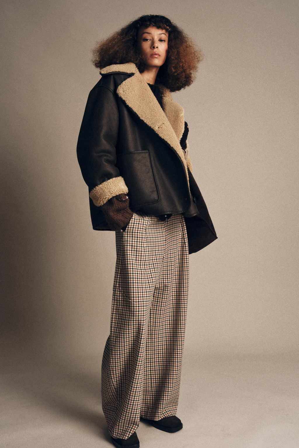 ZW COLLECTION DOUBLE-FACED JACKET - Zara фото 6