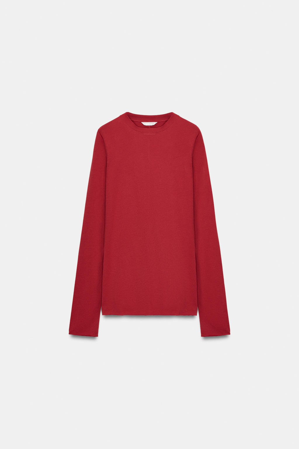 COTTON LONG SLEEVE T-SHIRT - Zara фото 6