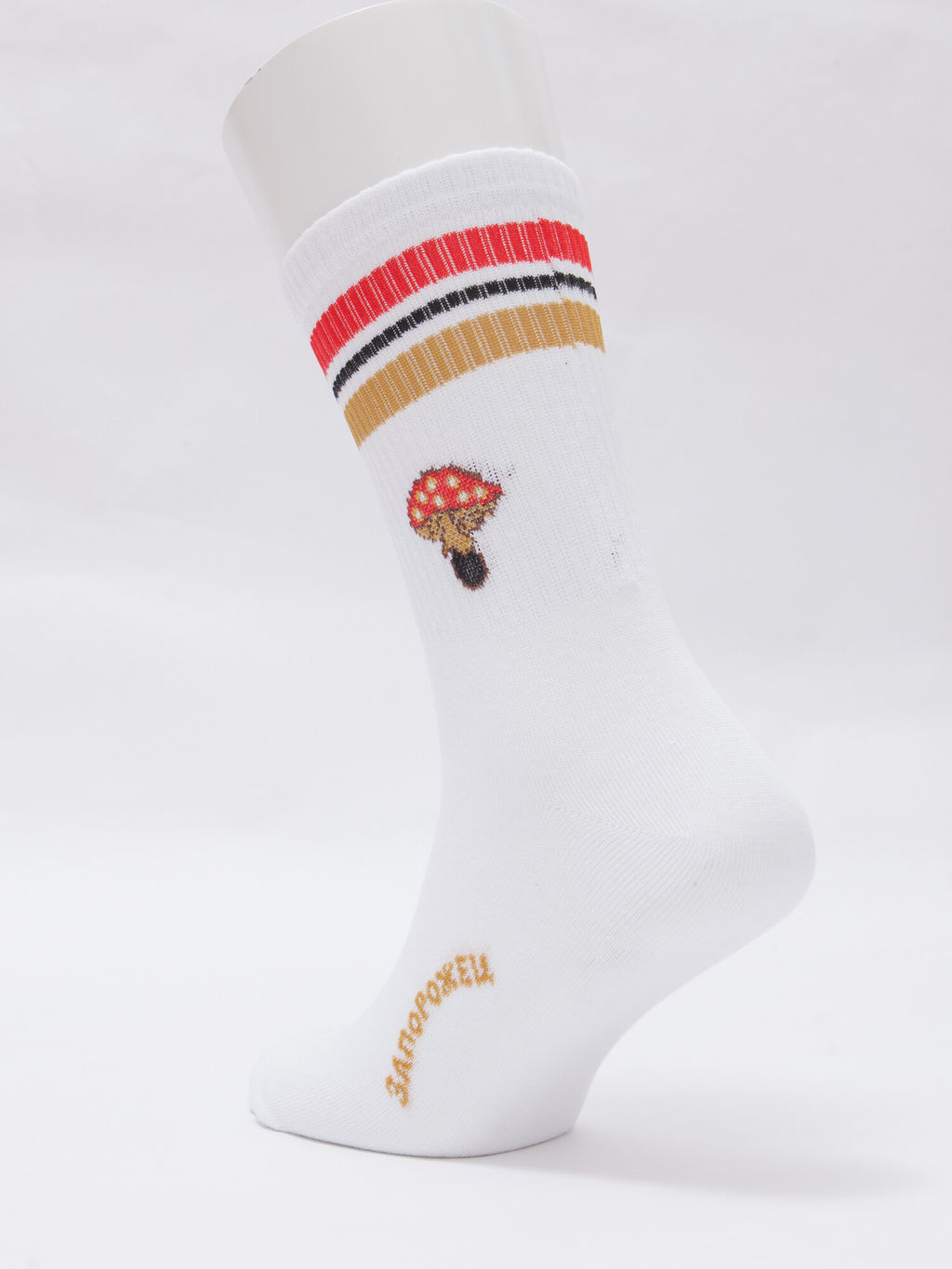 Носки ЗАПОРОЖЕЦ Спорт Гриб БЕЛЫЙ фото 3