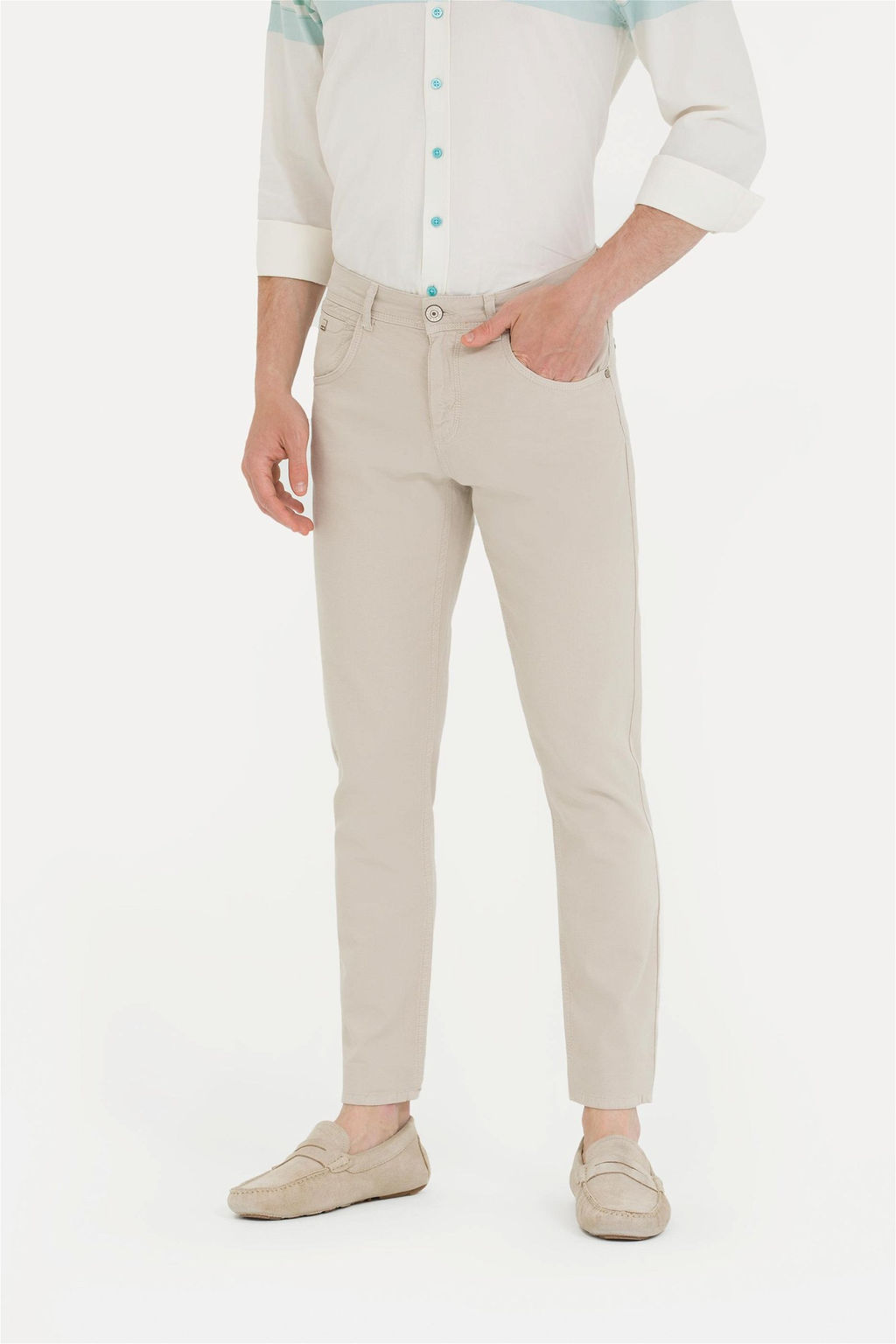 Мужские брюки из парусины с каменным узором Неожиданная скидка в корзине - U.s. polo assn фото 2