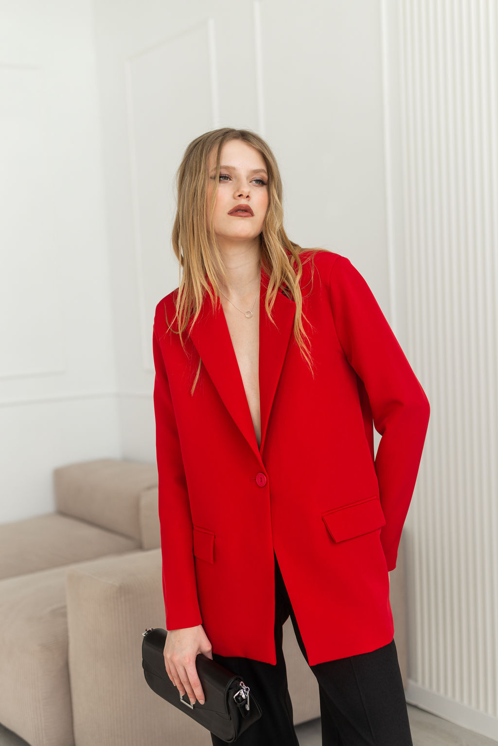 Жакет Солди (красный) - Nadi bordo фото 6