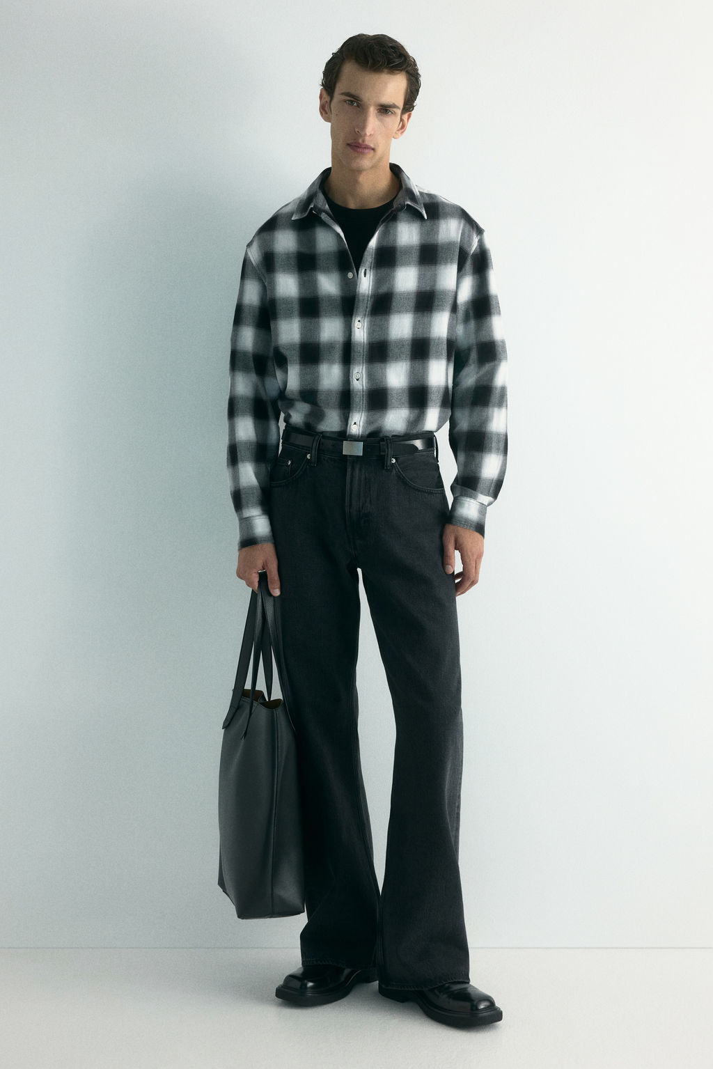 Camisa de franela Relaxed Fit - H&m фото 4
