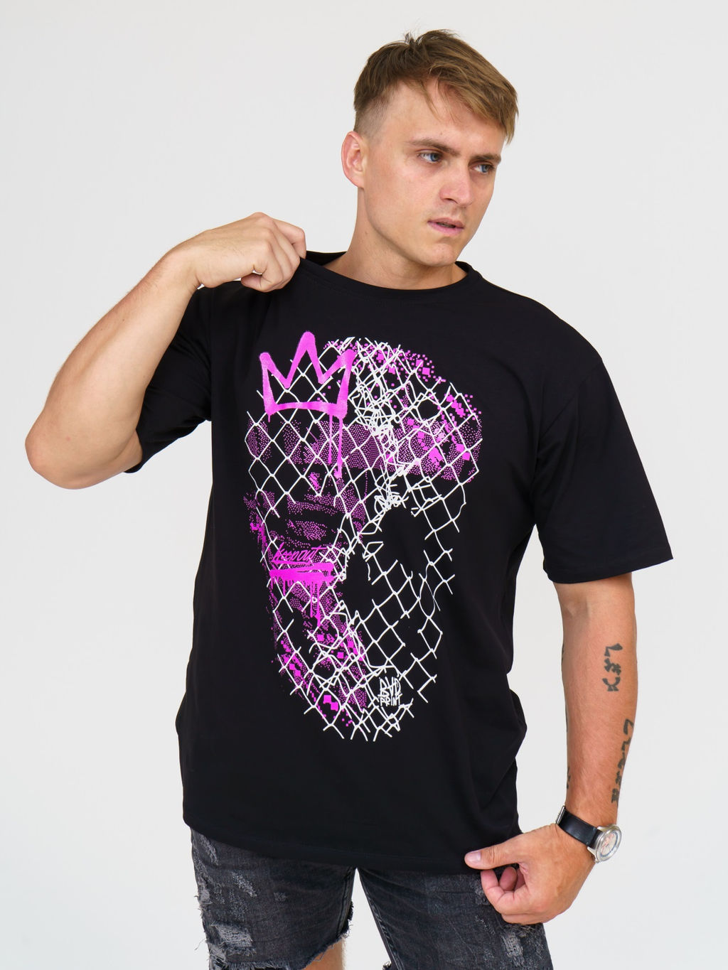 М44 Футболка "Корона/фиолетовый"