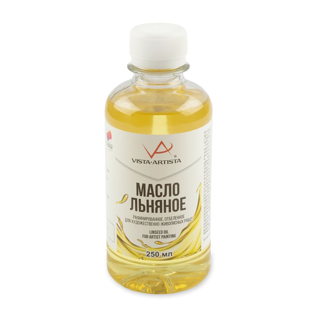 VISTA-ARTISTA Масло льняное отбеленное VAO 01-250 250 мл 4 шт