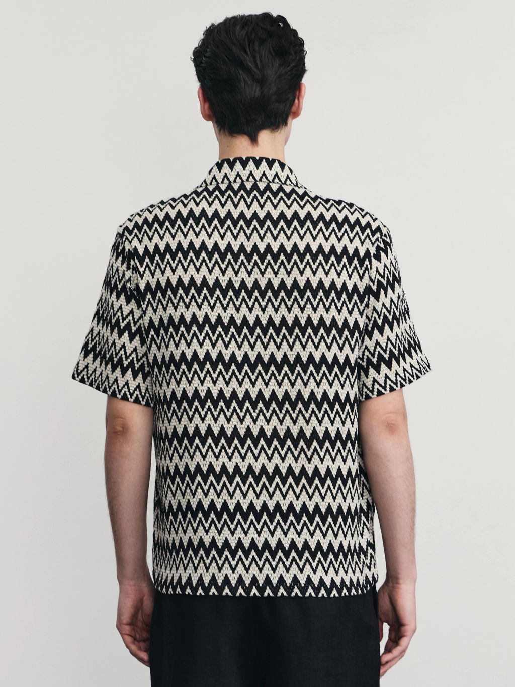 Рубашка кроше из смесового хлопка / Zarina  фото 5