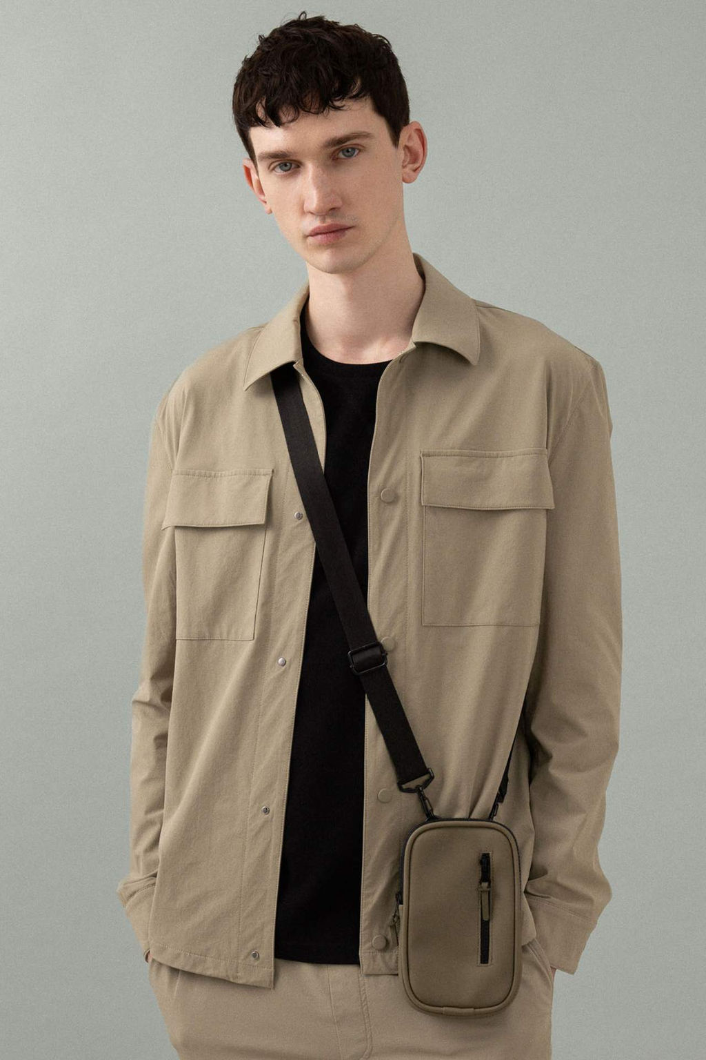 Regular Fit Polo Yaka C?tc?t Kapamal? Cepli Gomlek Ceket - Defacto фото 4