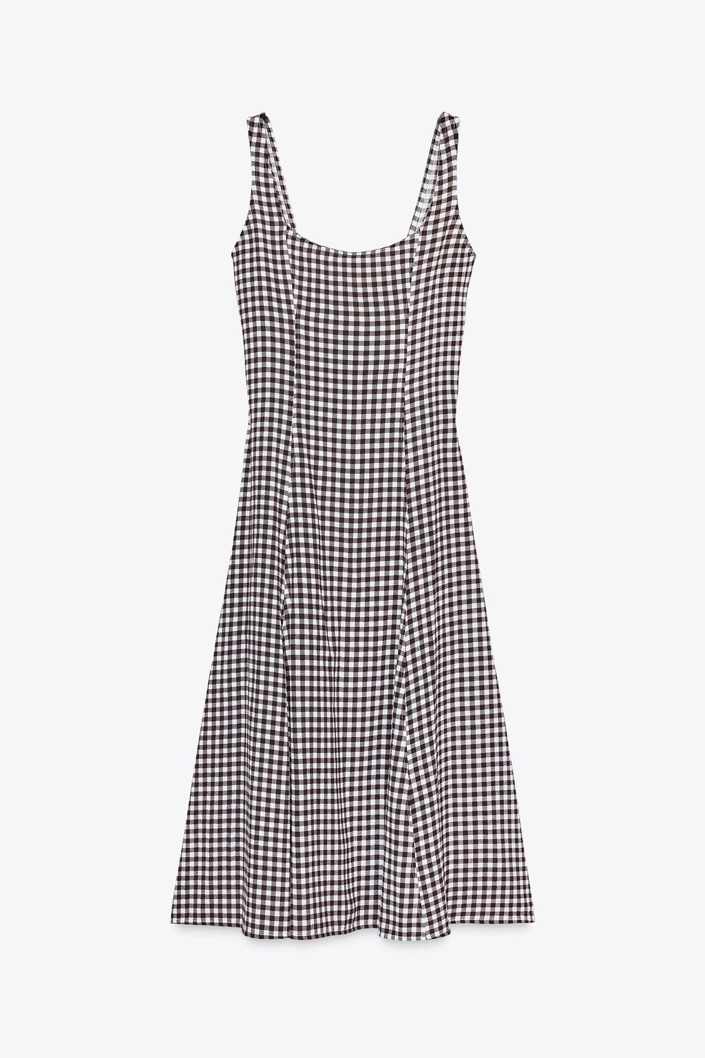 GINGHAM CHECK DRESS - Zara фото 4