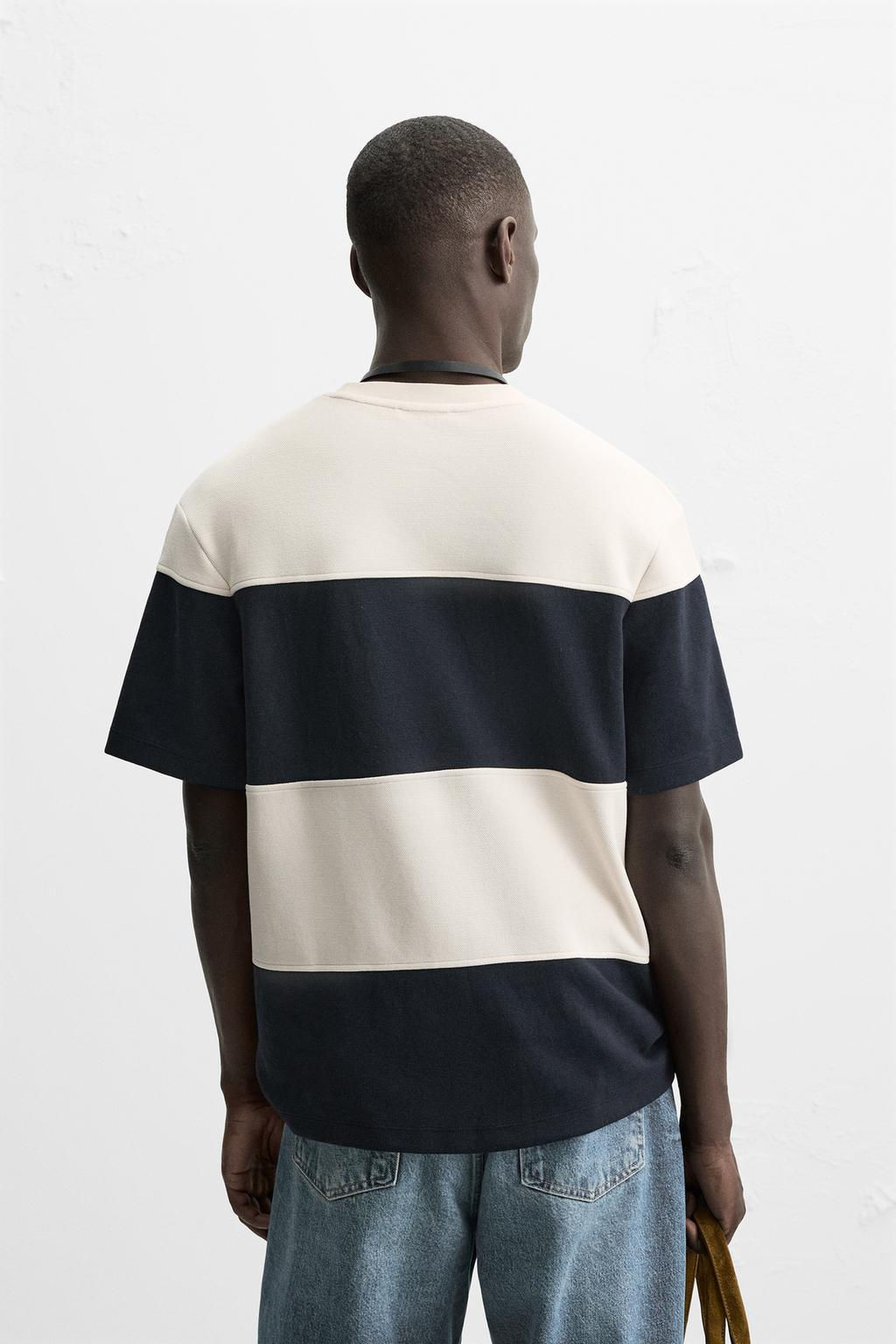 COMPACT PIQUE T-SHIRT - Zara фото 3