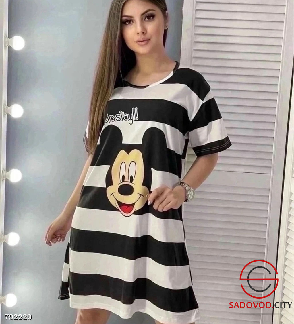 Туника женская с микки мауса