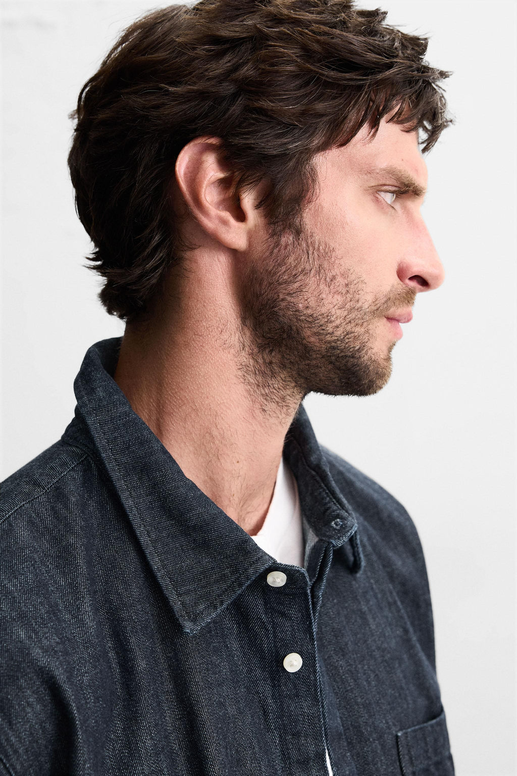 RELAXED FIT DENIM SHIRT - Zara фото 14