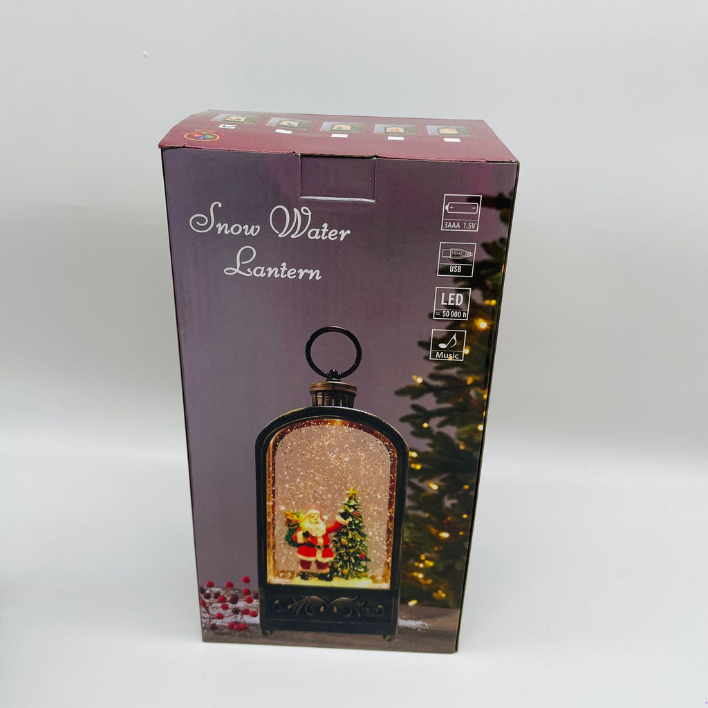 Новогодний декор Фонарь стекло - 23 см (арт. 23014A/23014B/23014D) в ассортименте - Ип лебедев о.ю фото 12