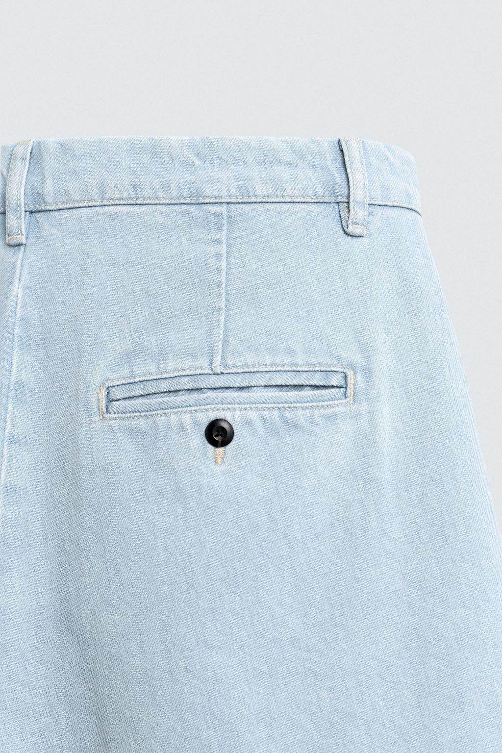 BERMUDA CHINO DENIM / Azul claro