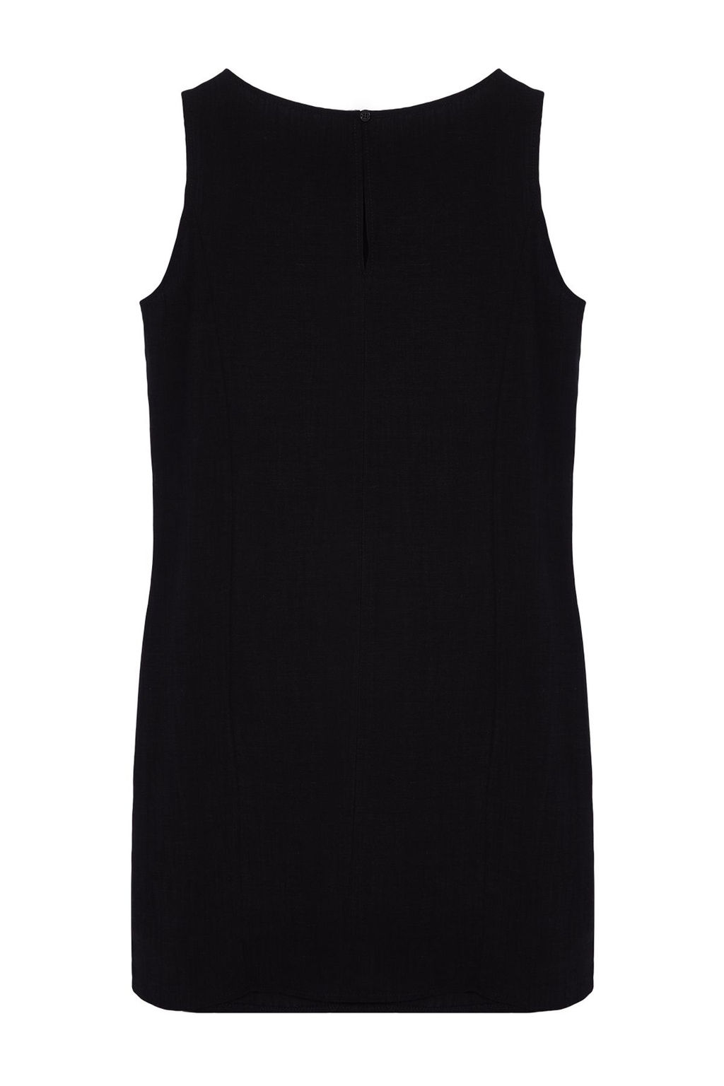 Trendyolmilla Siyah Kusakl? Duz Kesim Mini Dokuma Elbise TWOSS24EL00938  фото 7