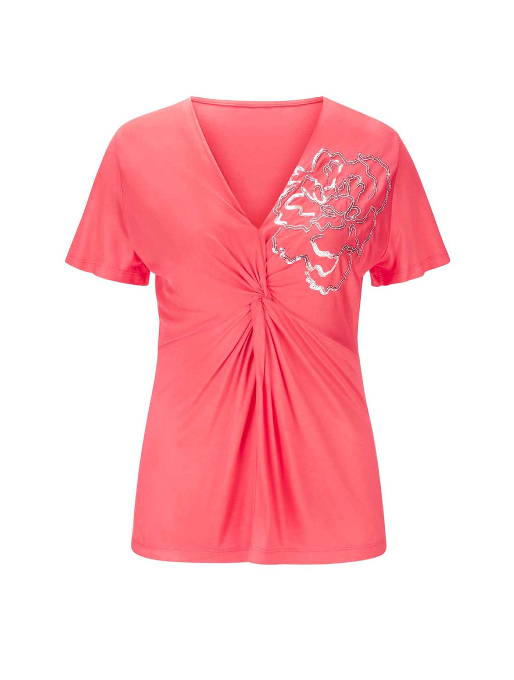 Блузка, коралловая - Ashley brooke фото 2