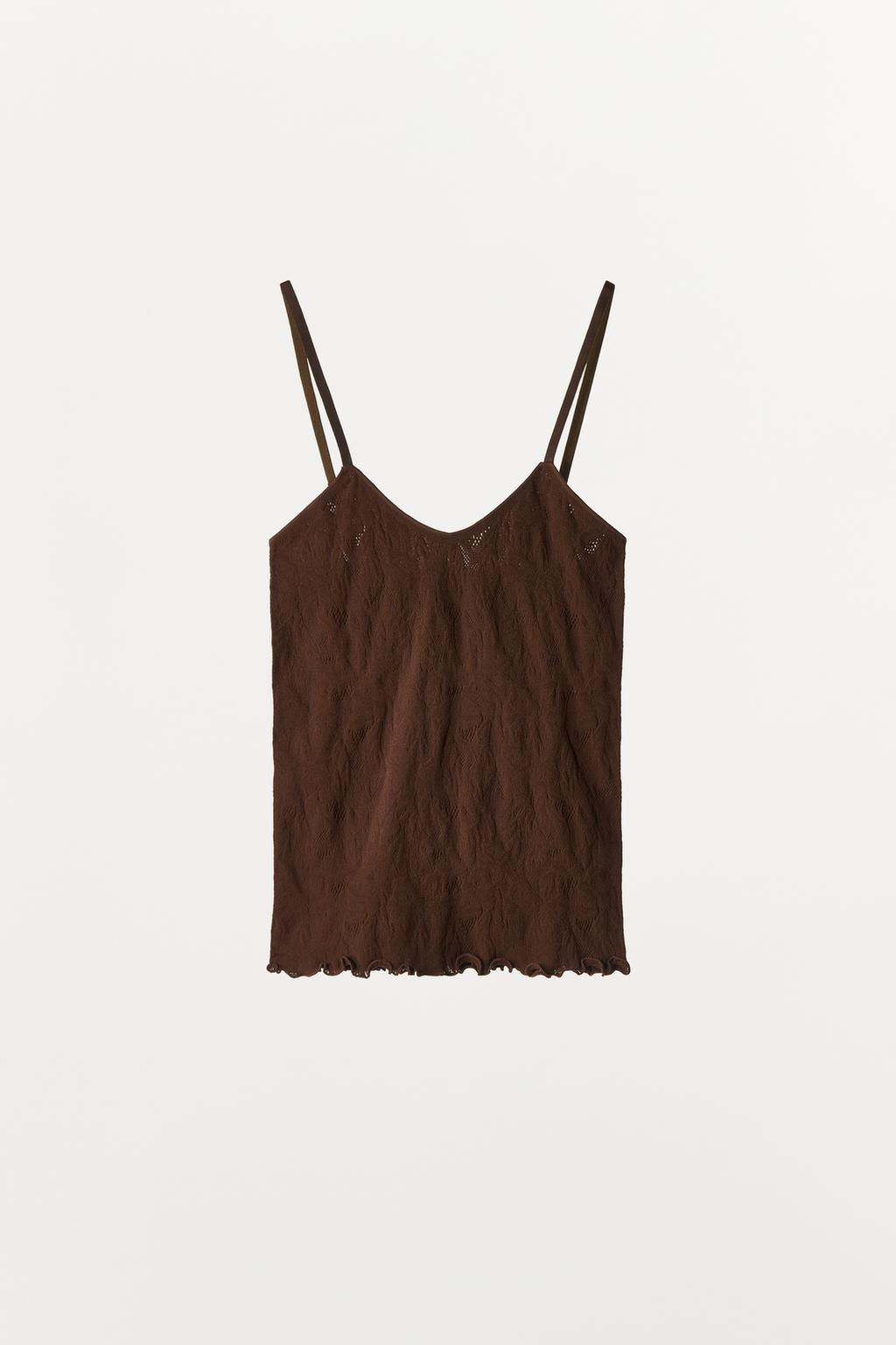 SEAMLESS STRAPPY TOP - Zara фото 4