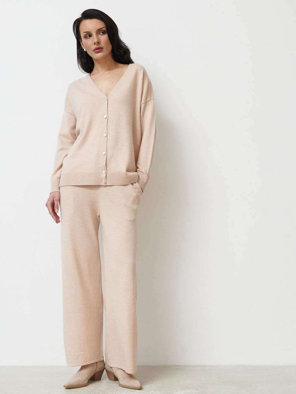 Кардиган из кашемира 08397 жасмин