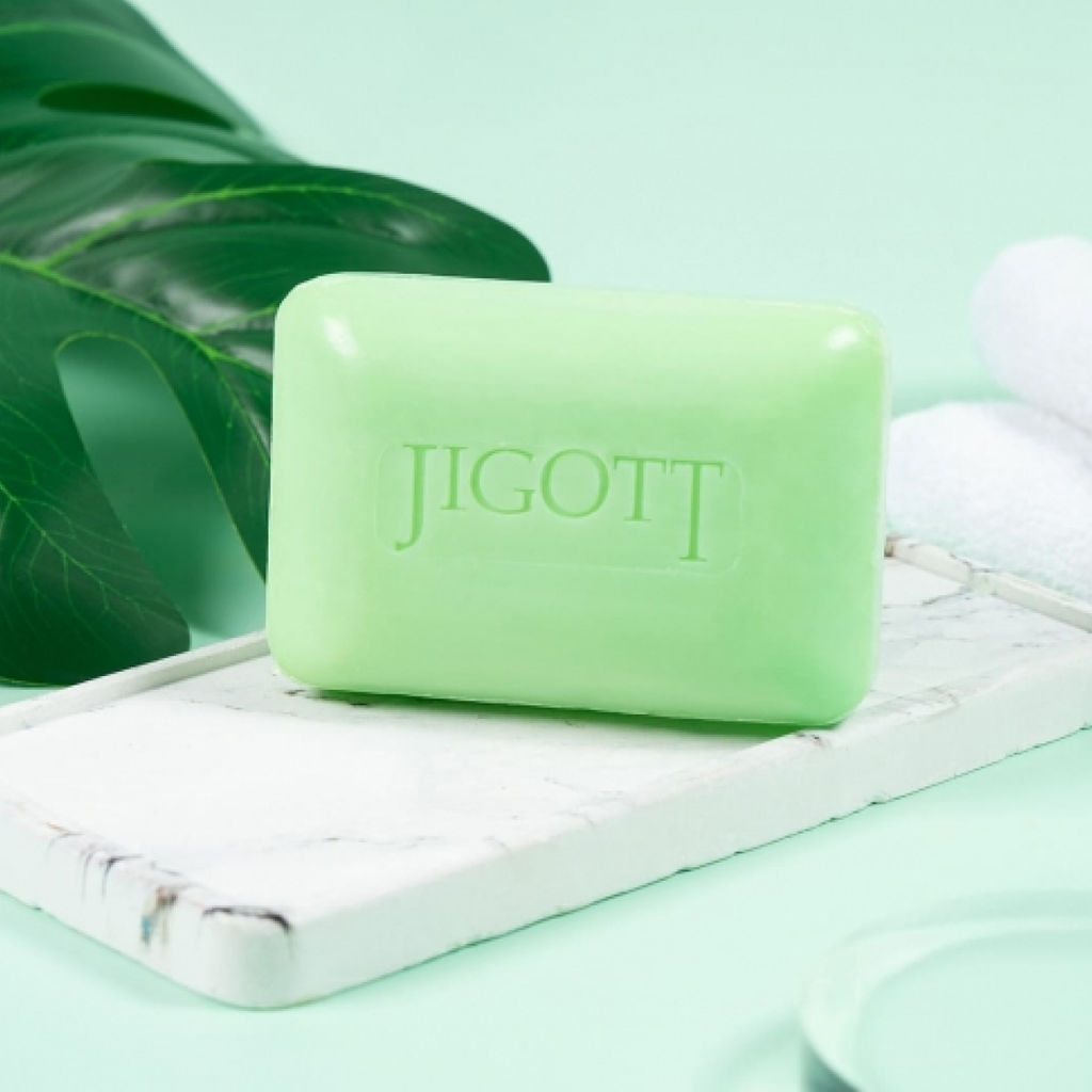 Jigott Мыло-скраб для лица и тела с экстрактом алоэ / Aloe Scrub Soap, 150 г