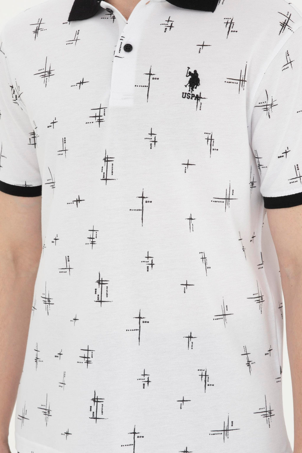 Мужская белая футболка - U.s. polo assn фото 6