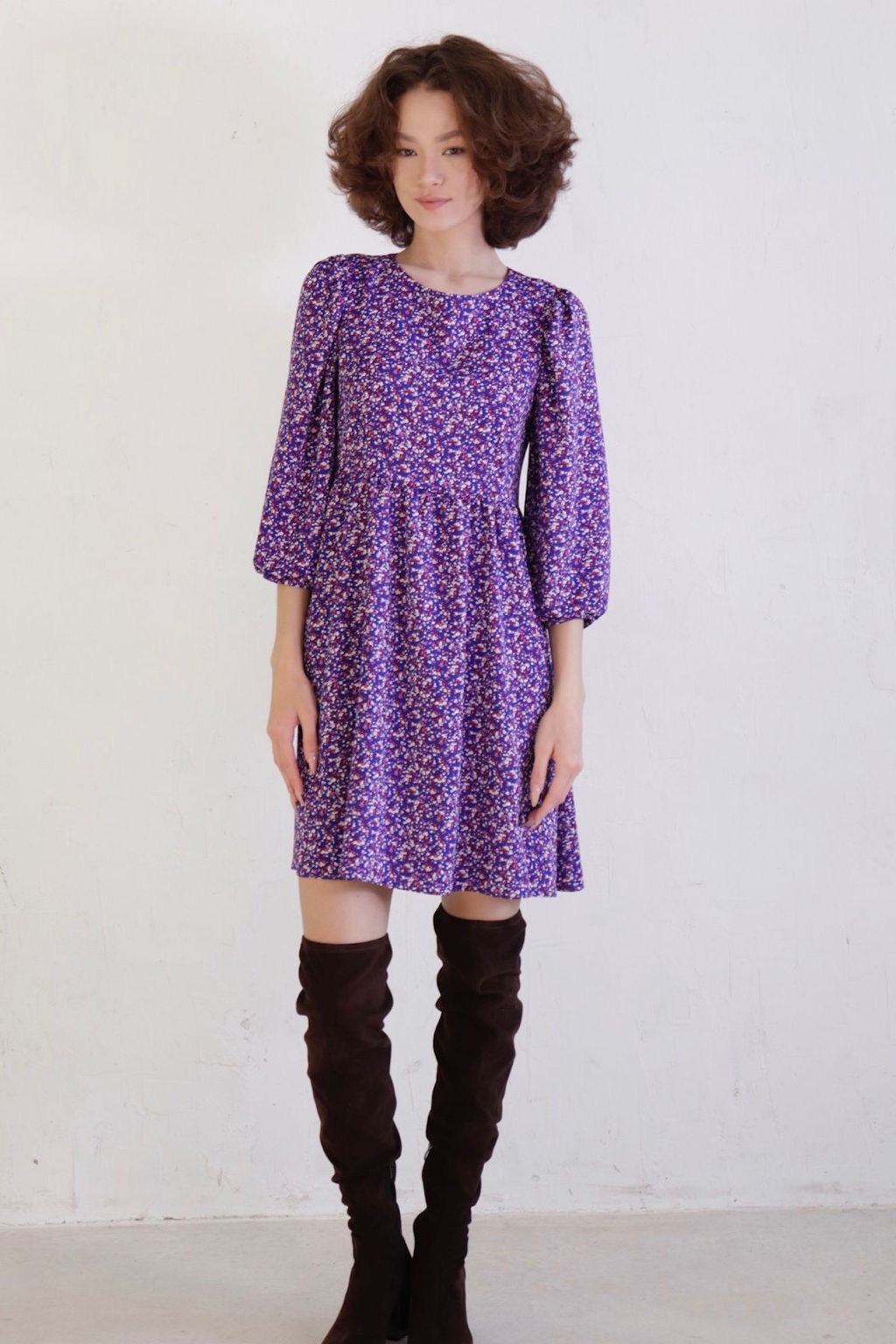 Платье с присборенной юбкой - Martichelli фото 2