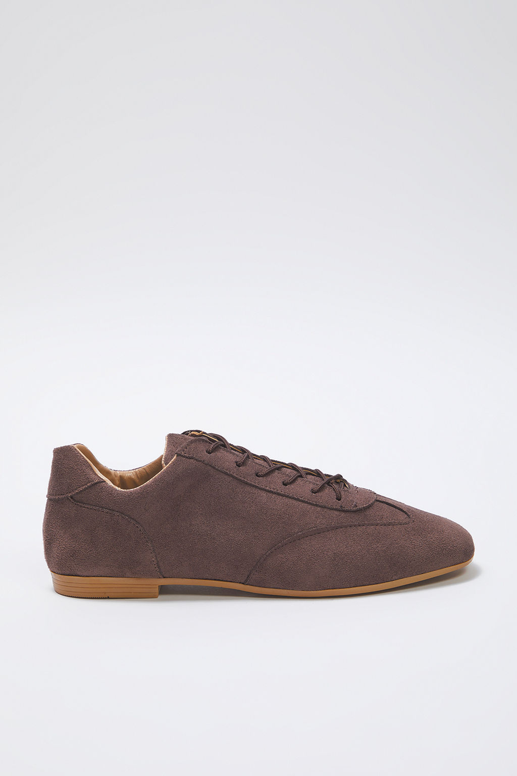 Trendyol Shoes Kahverengi Suet Bagc?kl? Kad?n Spor Ayakkab? TAKSS25SN00060 - Trendyolmilla фото 11