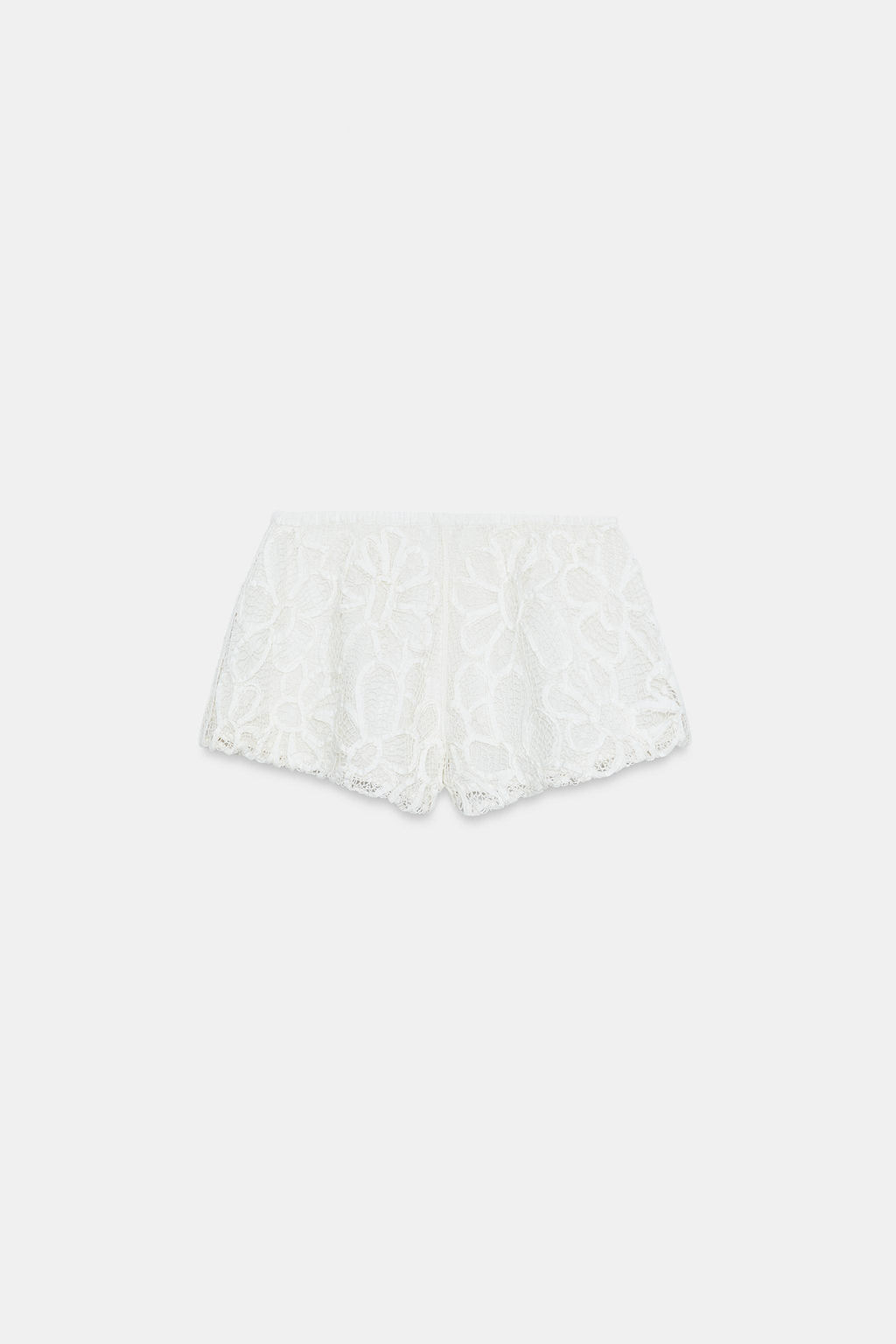 SHORTS BORDADOS ZW COLLECTION / Blanco roto - Zara фото 7