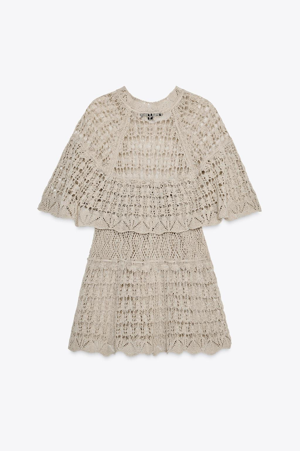 POINTELLE KNIT TOP WITH RUFFLE - Zara фото 6