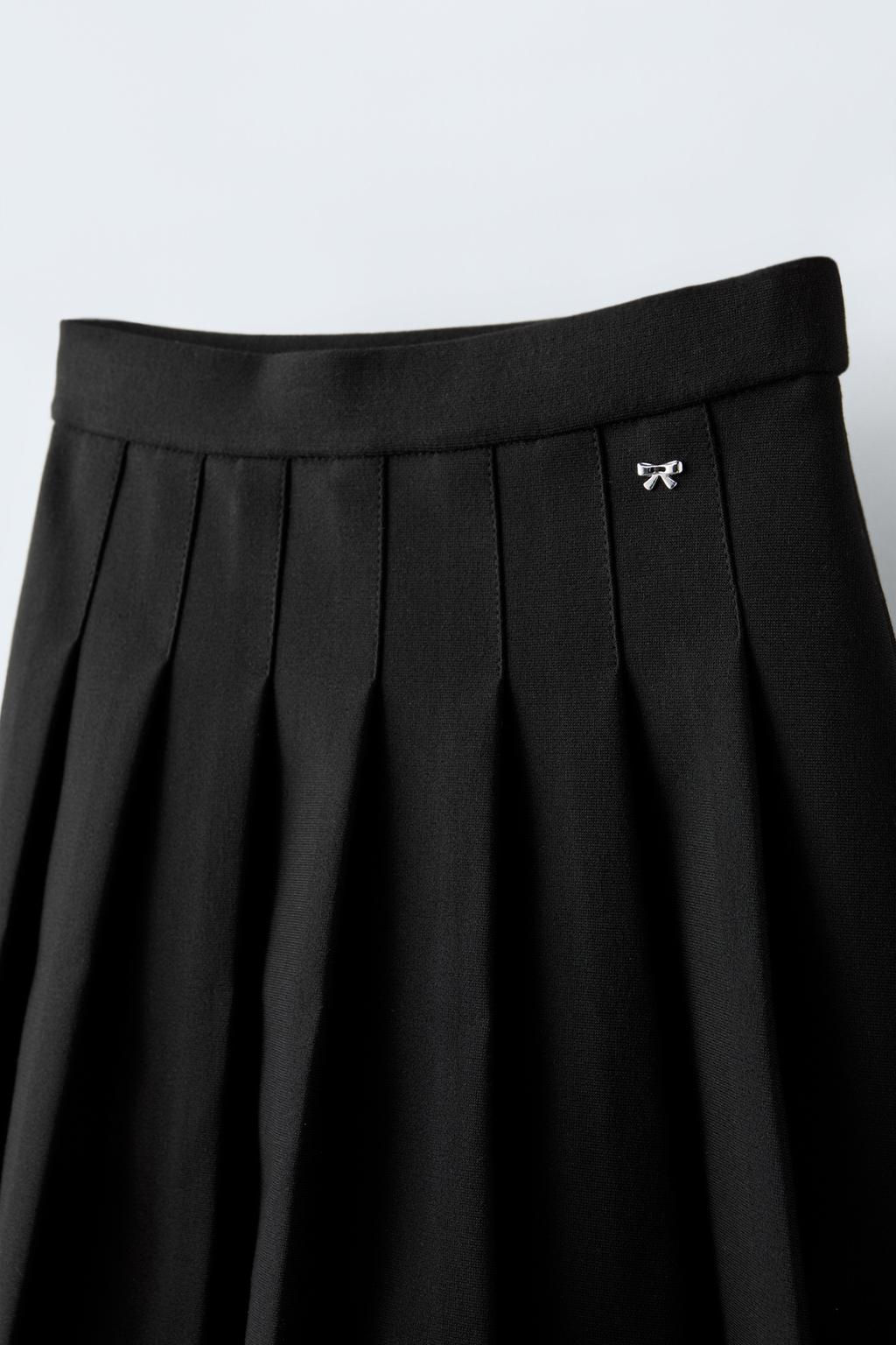 BOX PLEAT SKIRT - Zara фото 13