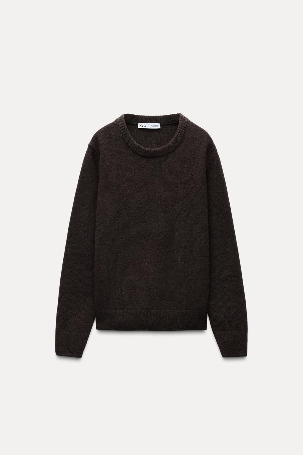 BASIC CASHMERE AND WOOL SWEATER - Zara фото 5