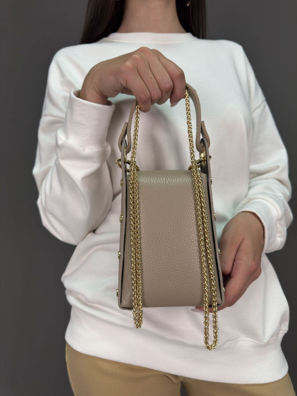 Сумка женская из телячьей кожи