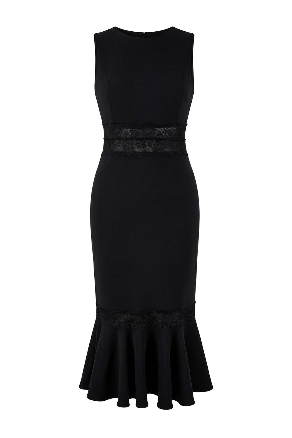 Siyah Dantel Detayl? Dokuma Midi Astars?z S?k/Gece Elbise TPRSS26EL00014 - Trendyolmilla фото 11