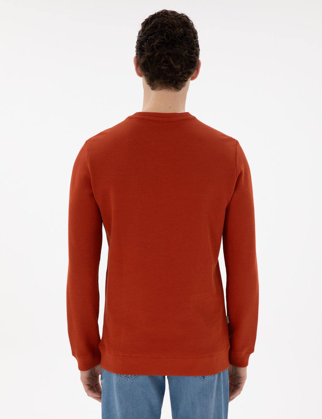 Kahverengi Regular Fit Sweatshirt - Pierre cardin фото 5