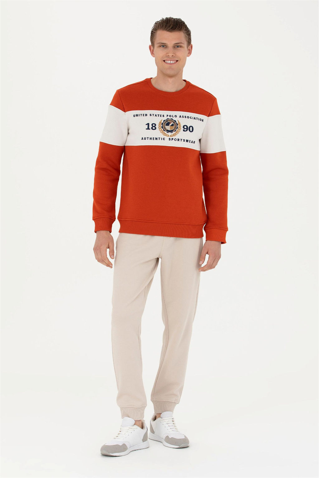 Мужские бежевые спортивные штаны - U.s. polo assn фото 3