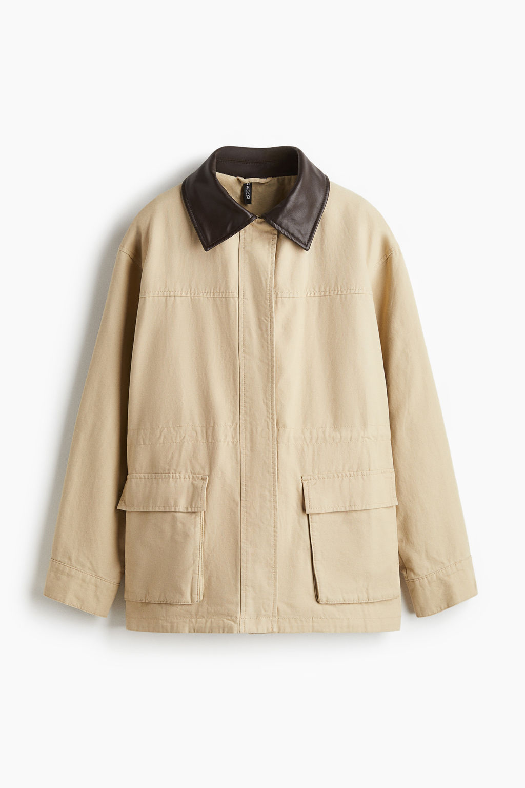 Chaqueta de sarga con cuello revestido - H&m фото 2