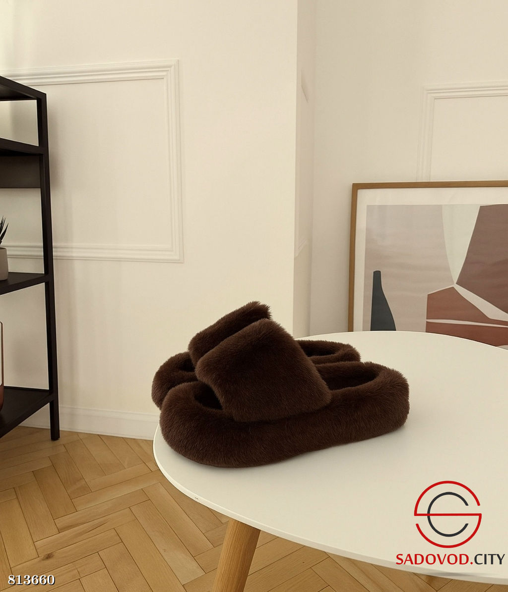 Тапочки домашние меховые