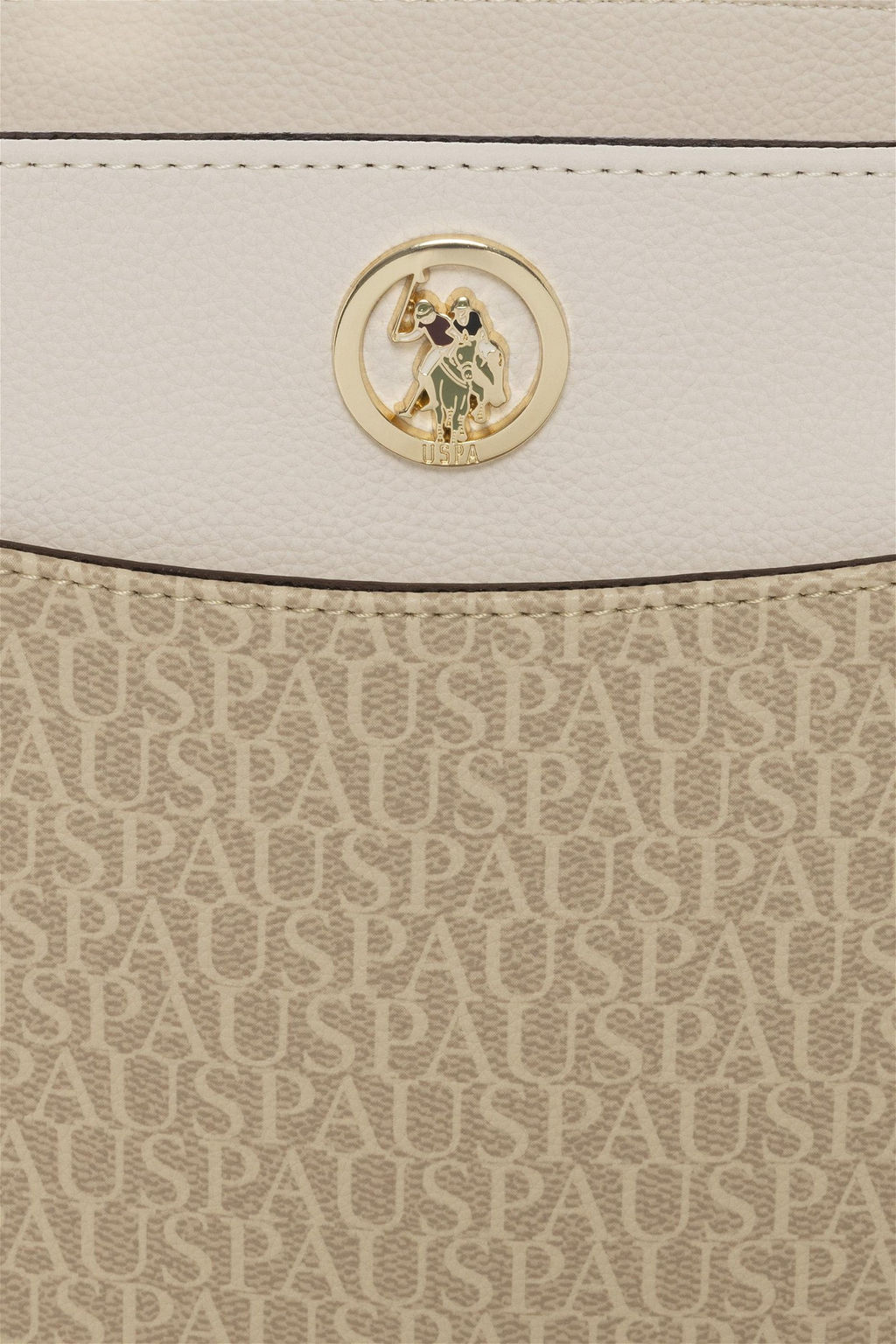 Женская бежевая сумка через плечо Неожиданная скидка в корзине - U.s. polo assn фото 6