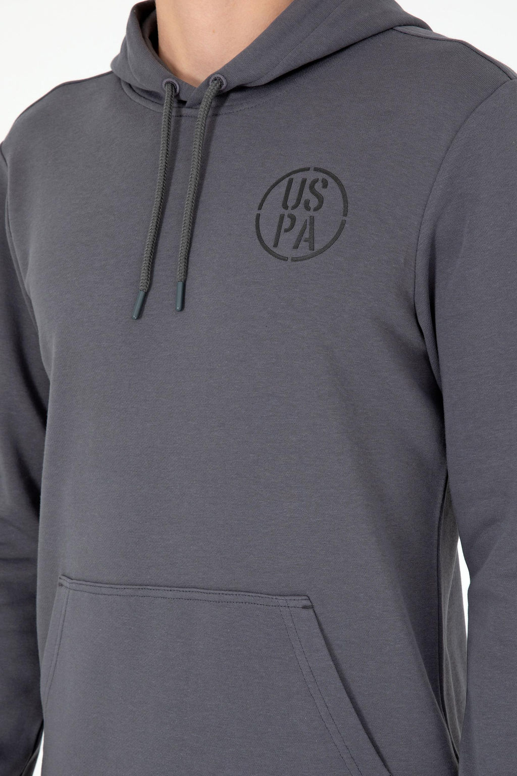 Мужской свитшот антрацитового цвета Неожиданная скидка в корзине - U.s. polo assn фото 7