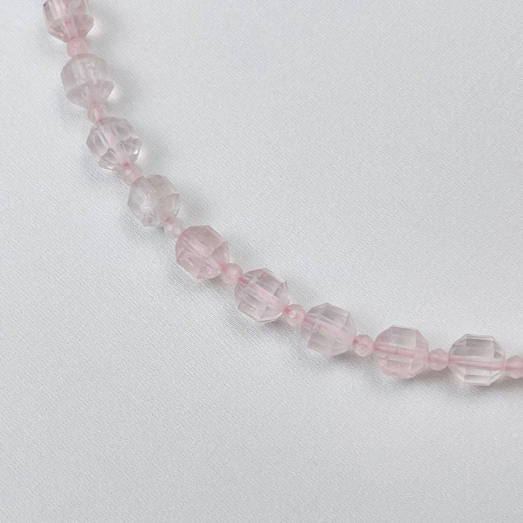 Бусы из Розового кварца огранка (Бразилия) - Радуга самоцветов фото 2