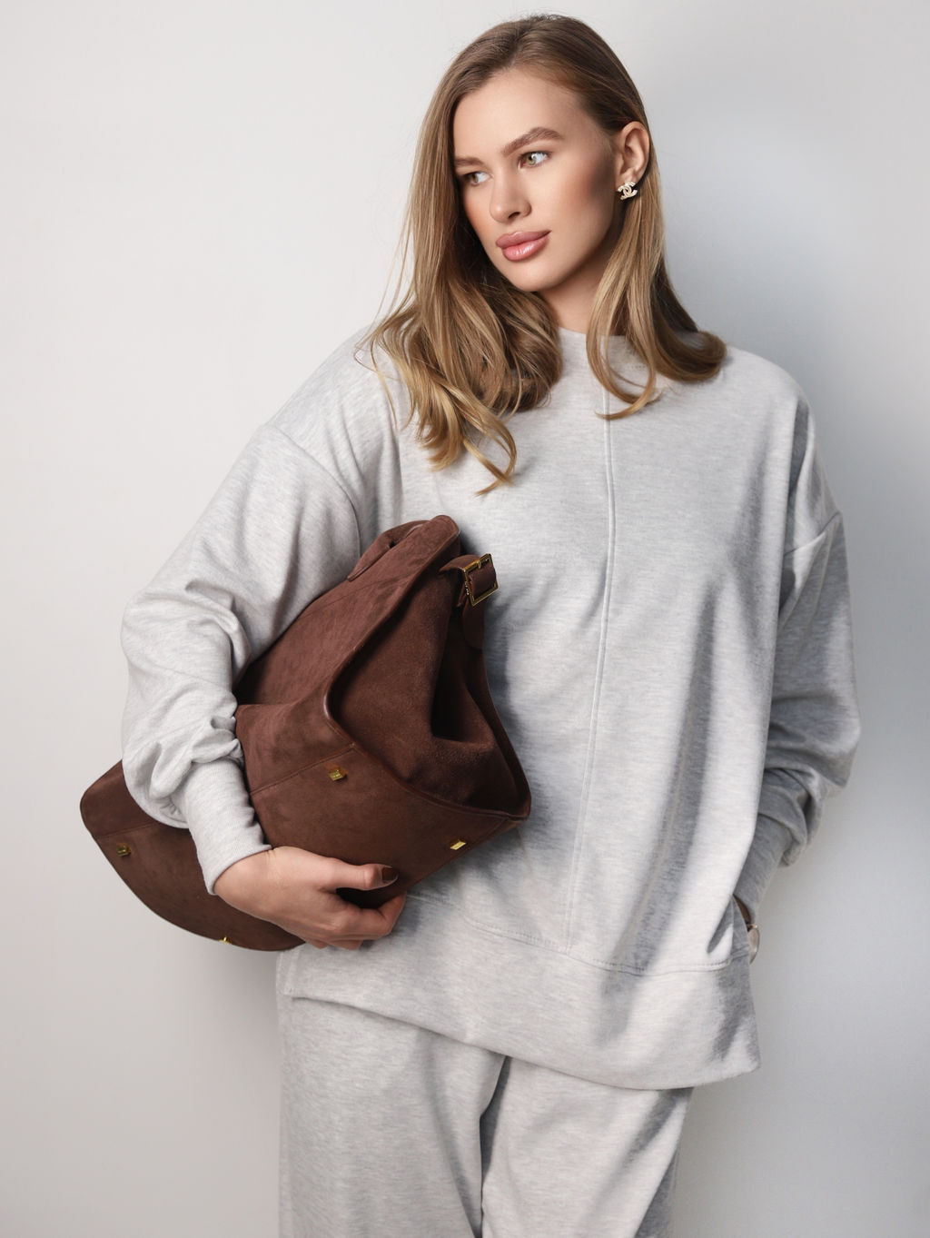 Женский Женский костюм СК030 Серый от Спортсоло