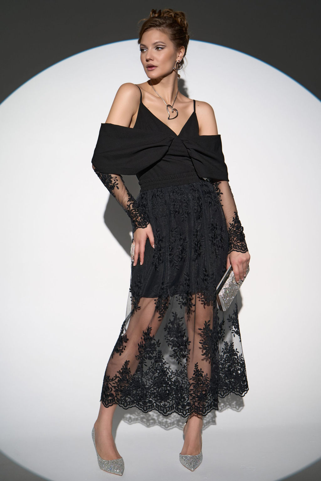 Платье Мэдж (чёрный) - Эльза фото 19