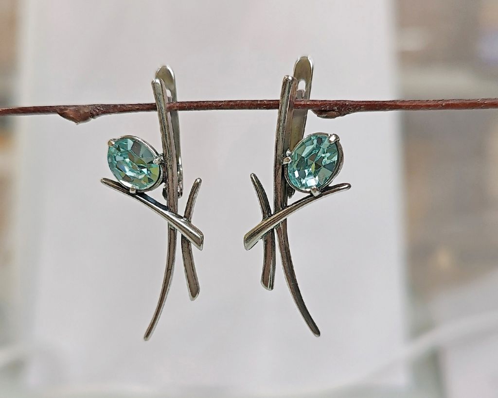 Серьги "Штрих"