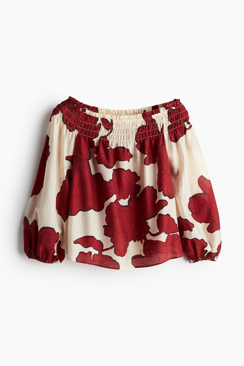 Blusa off-the-shoulder - H&m фото 6