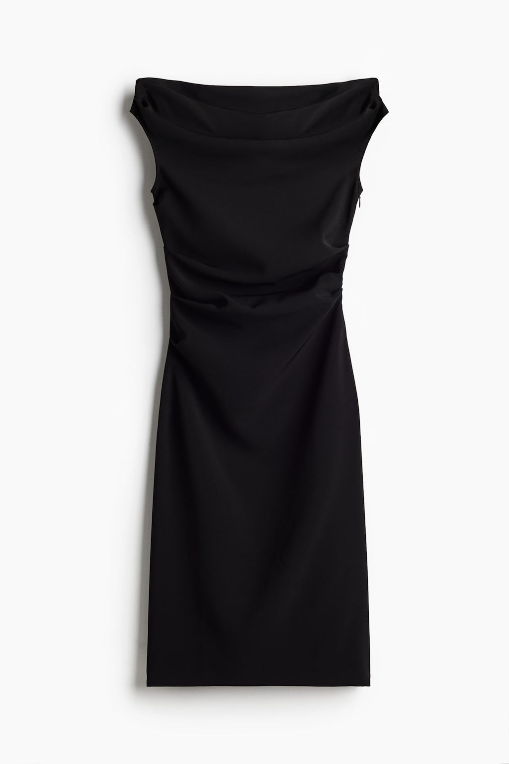 Vestido drapeado de sarga - H&m фото 5