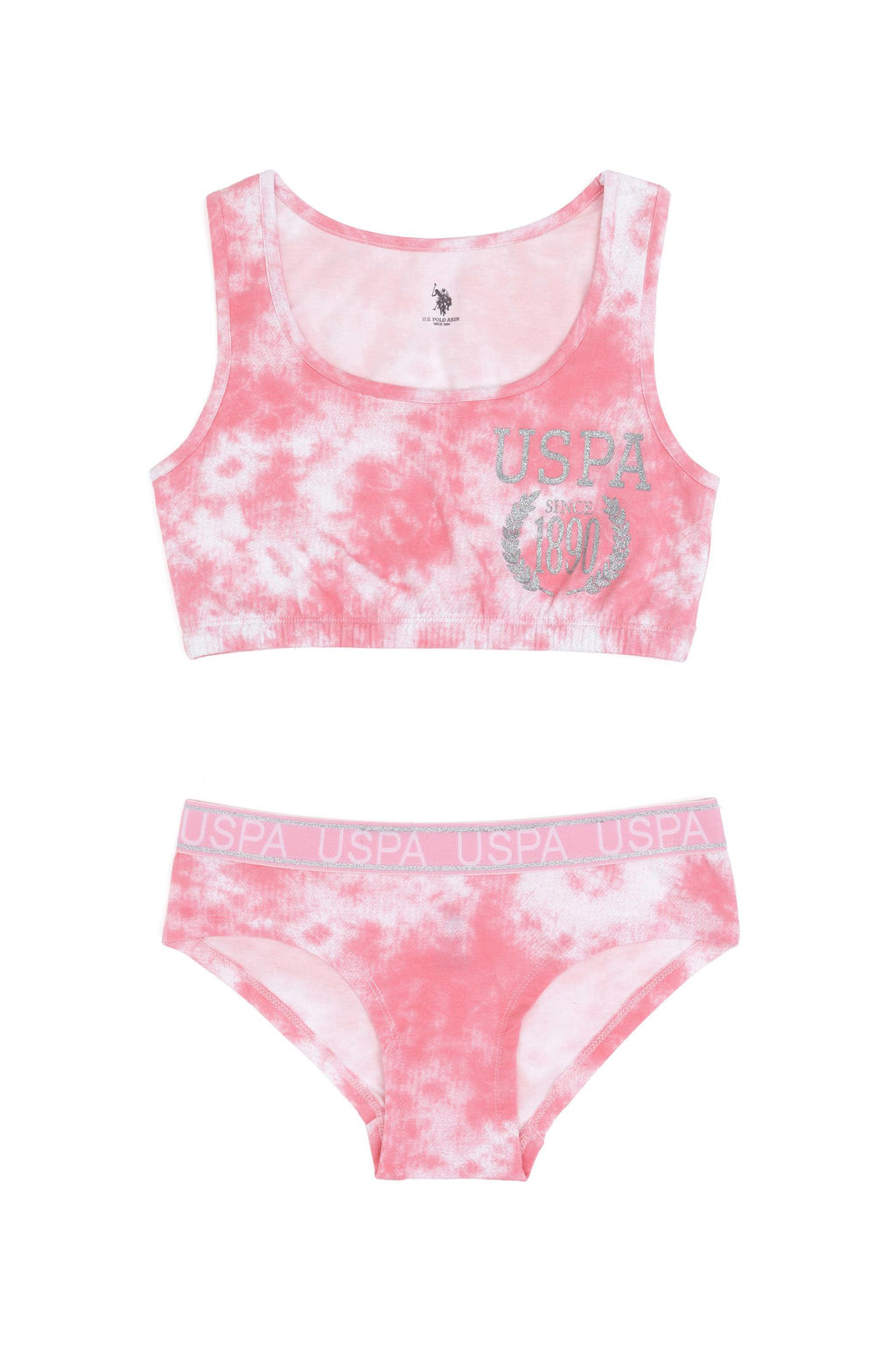 Розовый комплект женского нижнего белья Неожиданная скидка в корзине