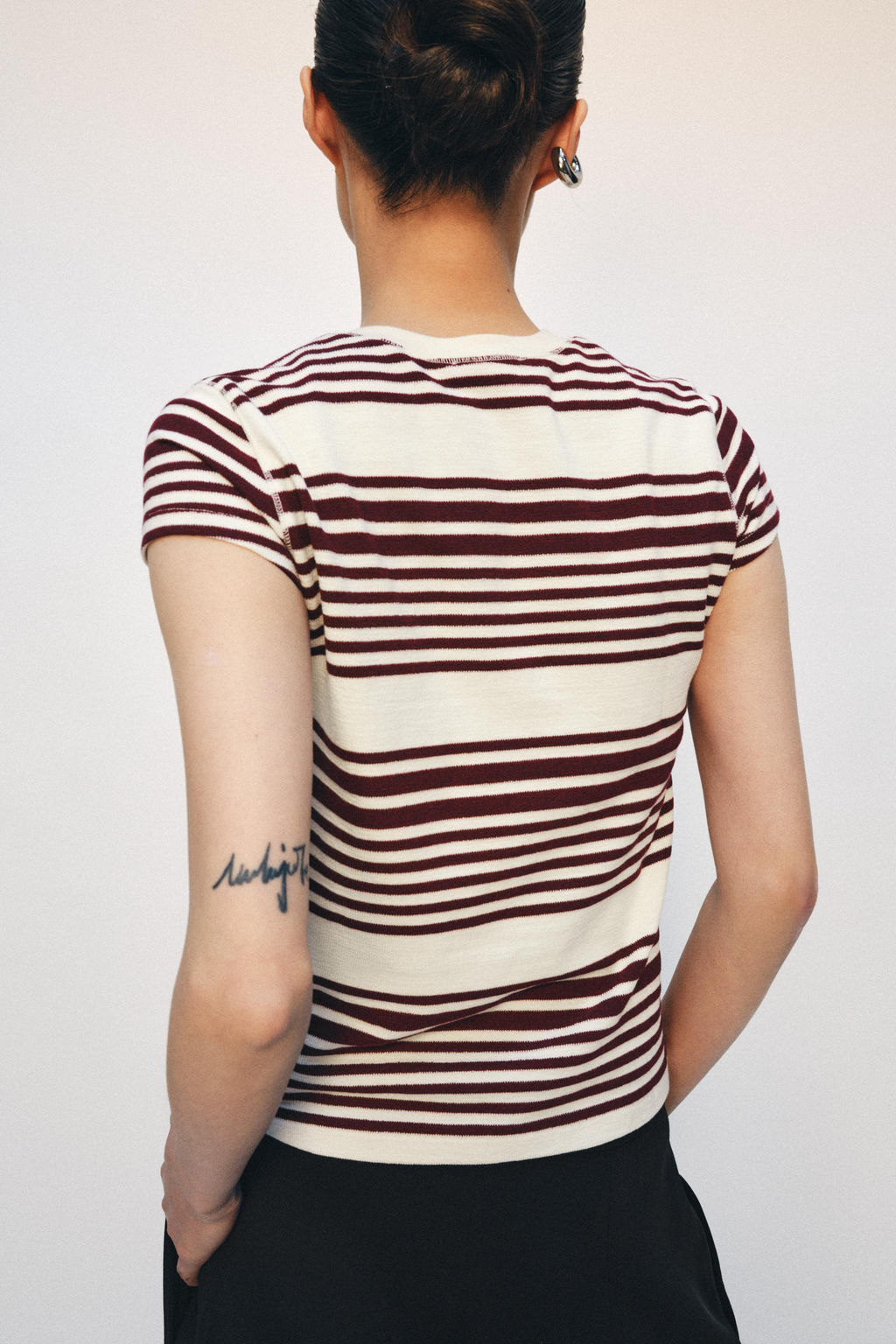 CAMISETA CUELLO PANADERO RAYAS / Rayas