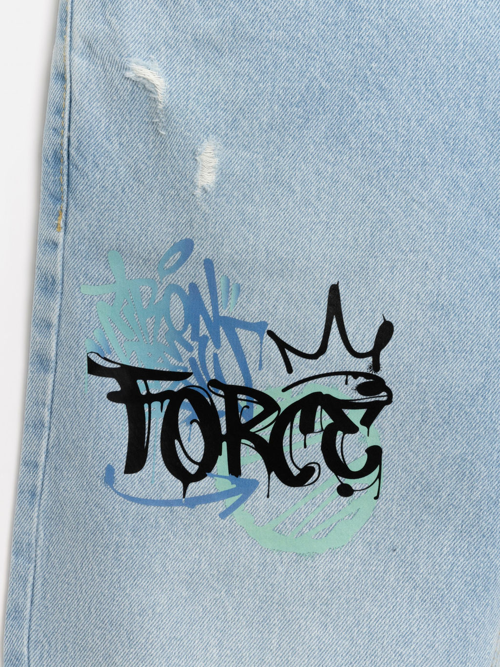 ACOOLA / Брюки джинсовые детские для мальчиков Laris голубой  фото 4