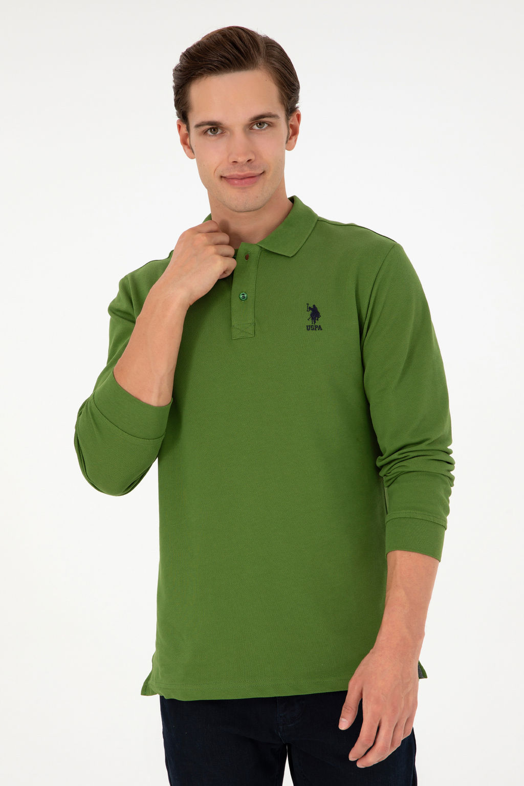 Мужской зеленый базовый свитшот Неожиданная скидка в корзине - U.s. polo assn фото 17